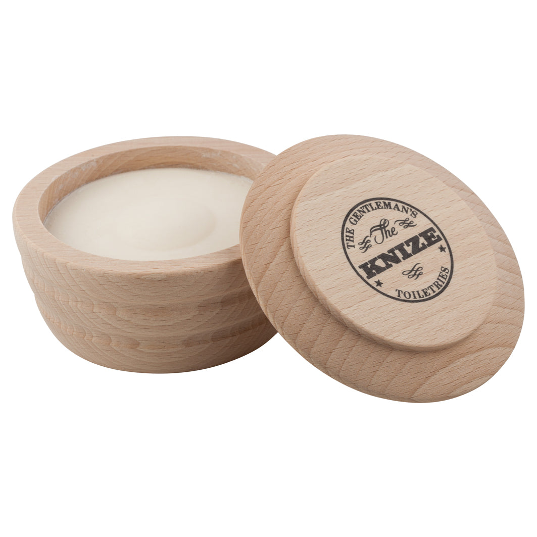 KNIZE TEN Shaving Soap, Wooden Bowl