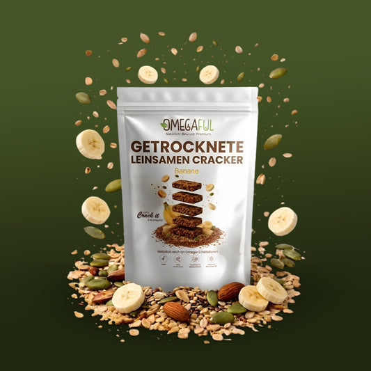 OMEGAFUL Leinsamen Cracker Banane 80g
